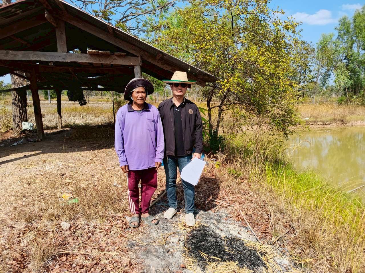 title - วันที่ 15 มกราคม 2569 นายทินกร เพียภูเขียว ปฏิรูปที่ดินจังหวัดอุบลราชธานี มอบหมายให้เจ้าหน้าที่กลุ่มยุทธศาสตร์และการปฏิรูปที่ดิน ลงพื้นที่ตรวจสอบแปลงเกษตรกรรม (นาข้าว) ที่มีการตรวจพบว่ามีการเผา จำนวน 2 จุด 